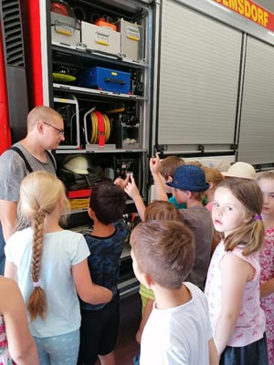 Besuch bei der Feuerwehr