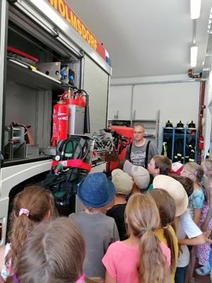 Besuch bei der Feuerwehr