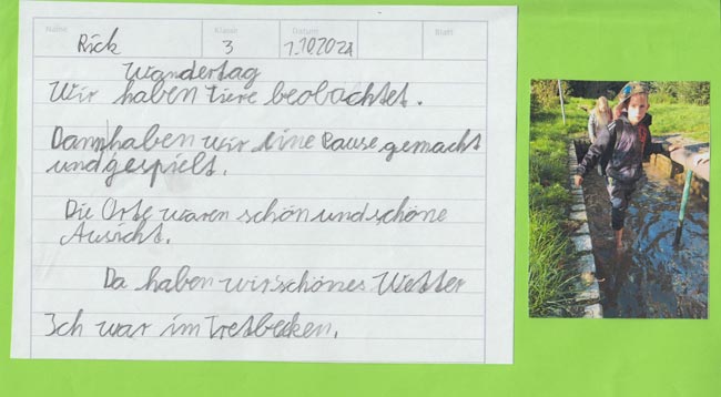 Wandertag Klasse 3