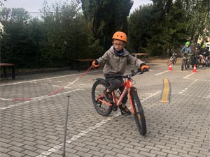 Grundschler ben Verkehrssicherheit